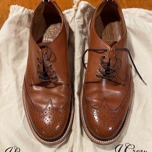 J.Crew Italian Leather Wingtip oxfords